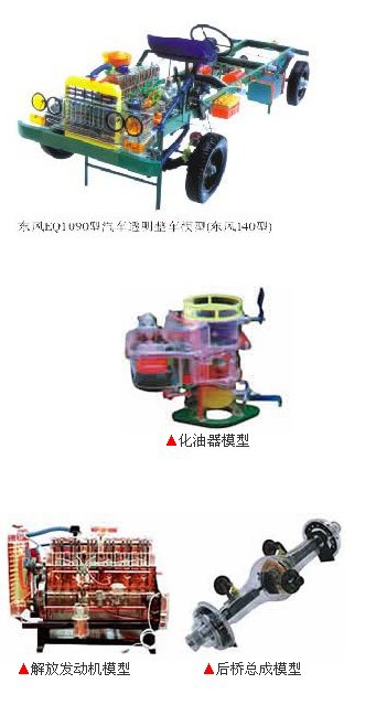 东风EQ1091、解放CA1091汽车教学模型系列